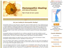 Tablet Screenshot of homeopathyonline.biz